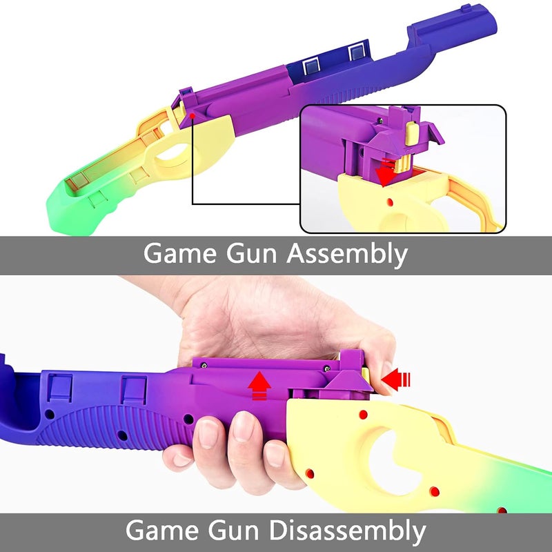 Geekria مسدس لعبة متوافق مع نينتندو سويتش / قبضة OLED Joy-Cons، مناسب لـ Splatoon، Resident Evil، Juarez، Sniper Elite، Hunting Simulator، Wolfenstein، ملحقات ألعاب التصويب - Image 5